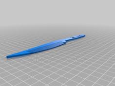 Knife Comb 3D Printer Model