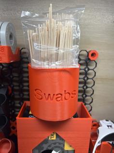 Multiboard Cotton Swab Holder 3D Printer Model