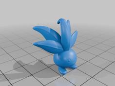 Pokemon Oddish #43 – Optimized For 3D Printing 3D Printer Model