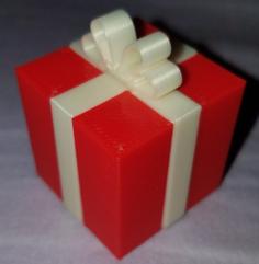 Gift Box/Present – Snap Together 3D Printer Model