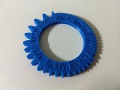 Gear Test Piece 3D Printer Model