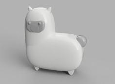 Cute Lama 3D Printer Model