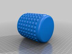 Round Pen Cup With Convex And Concave Balls 3D Printer Model