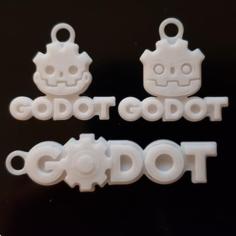 GODOT KEYCHAIN 3D Printer Model