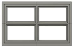 Garage Window Insert (Stockton Style) 3D Printer Model