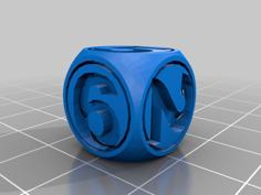 NUMBERS DICE 3D Printer Model