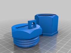 Preworkout Container (keychain) 3D Printer Model