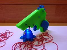 GigaGremlin’s Rubberband Gun 3D Printer Model