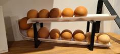 Egg Double Decker Ramp Storage 3D Printer Model