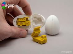 Surprise Egg #1 – Tiny Haul Truck 3D Printer Model