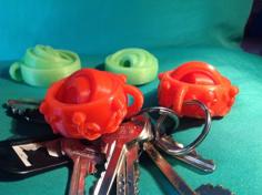 Gyroscopic Keyring With Thingummies 3D Printer Model