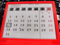 E-paper-Calendar 4,2 Inch 3D Printer Model