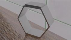 Modular Hexagon Model Shelf 3D Printer Model