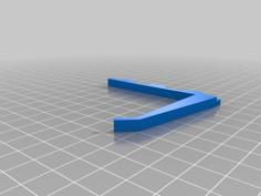 Cubicle Hook 3D Printer Model