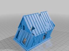 HO Scale Orange Shack 3D Printer Model