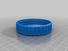 Biohazard Mason Jar Lid 3D Printer Model