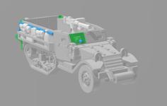 M3 Halftrack Israel 3D Printer Model