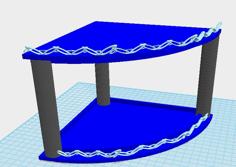 Kitchen Bench Top Shelves 3D Printer Model