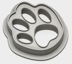 Cat Paw Cookie Cutter 3D Printer Model