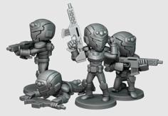 SolForce Marines Squad 3D Printer Model