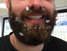 Beardees. Tag Your Beard! 3D Printer Model