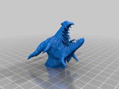 Dragon Bust 3D Printer Model