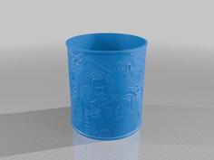 Lithophane Avenger Lamp 3D Printer Model