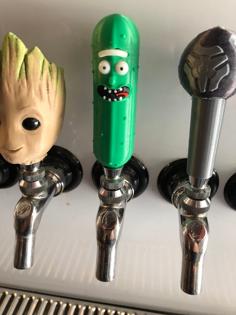 Pickle Rick! Tap Handle 3D Printer Model