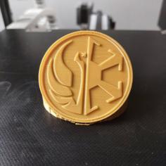 Star Wars Both Factions Badge (Old Republic & Galaxy Of Heroes) 3D Printer Model