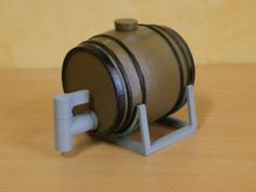 Mini Barrel 3D Printer Model