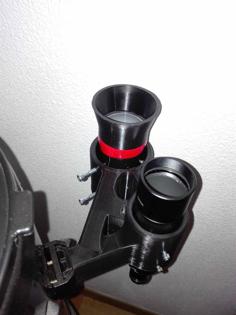 Dual Support For 50mm & 40mm Finder Scope For Autoguiding (Astronomy / Telescope / Newton) 3D Printer Model