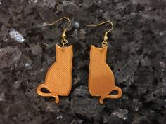 Cat Earring 1 3D Printer Model