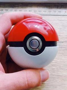 Pokéball With LED Button 3D Printer Model