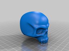 Skull Gear Knob With M10 Socket 3D Printer Model