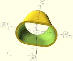 Air Vent Adapter 3D Printer Model