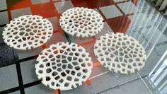 Voronoi Beverage Coasters 3D Printer Model