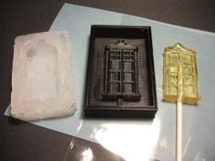 TARDIS Lollipop Mold 3D Printer Model