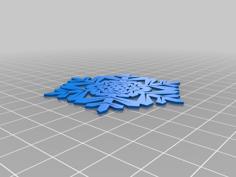 Snowflakes 3D Printer Model