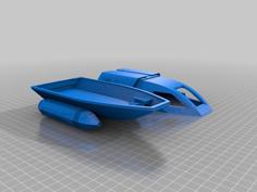 Star Trek Shuttle For 28mm Mini 3D Printer Model