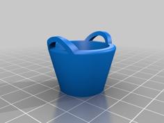 Miniature Water Bucket 3D Printer Model