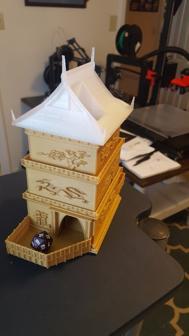 Dragon Dice Tower 3D Printer Model