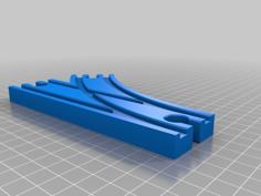 Parametric Track Compatible With Standard Wooden Train Track 3D Printer Model