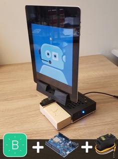 Cheap WiFi Telepresence Device For Ipad 3D Printer Model