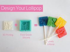 Design Lollipop With 3D Printed Object 3D Printer Model