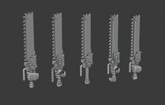 Chainswords 3D Printer Model