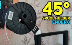 Ender 3 45° Spool Holder 3D Printer Model