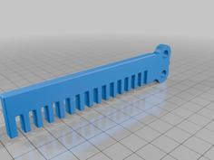 Balisong Comb Blade 3D Printer Model