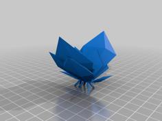 Crystal Butterfly 3D Printer Model