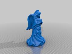 Angel Candle Holder 3D Printer Model