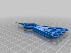 Norse Omega Brooch/Chatelaine 3D Printer Model